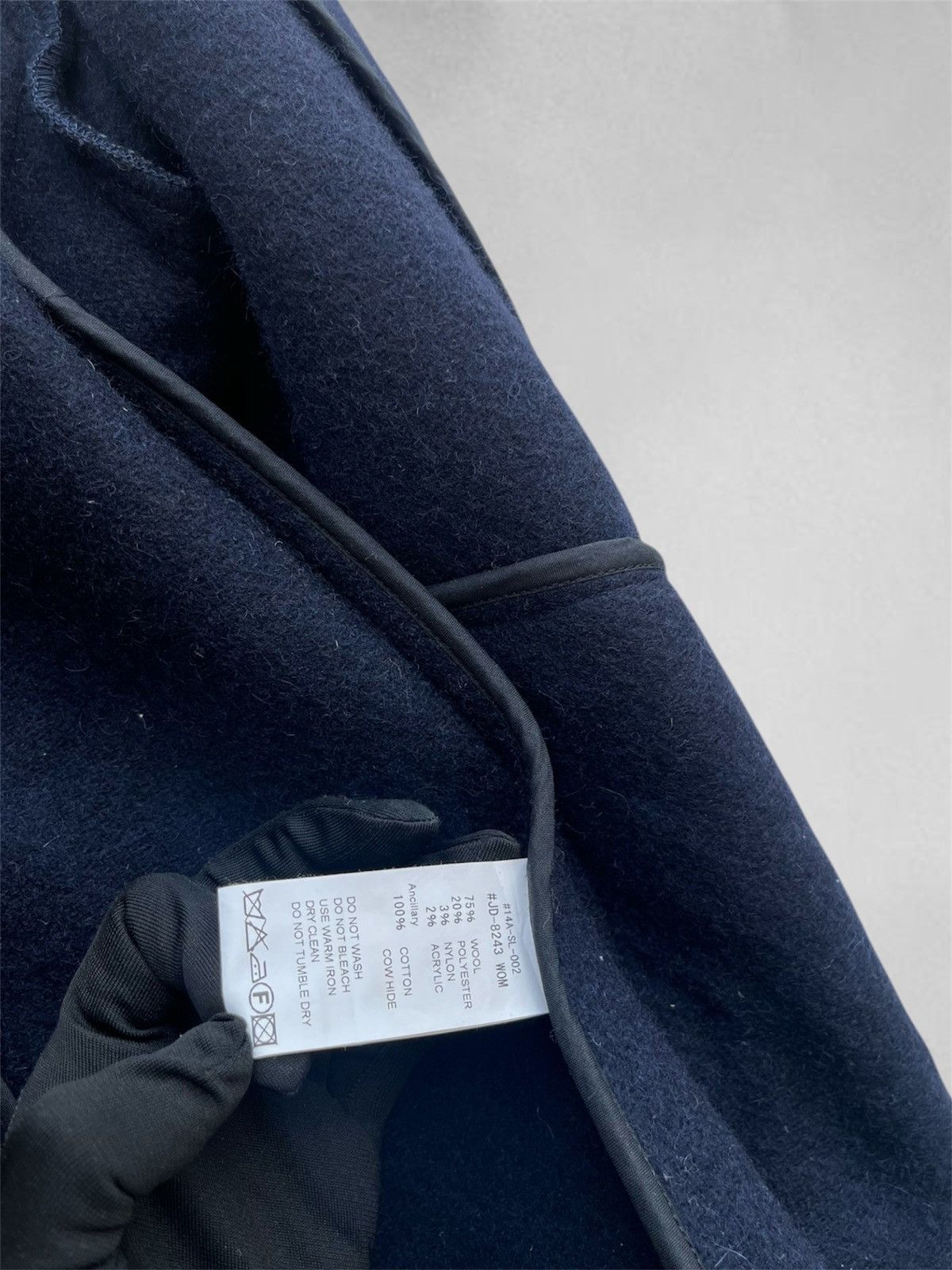 Danton × Le Laboureur Vintage Danton French Workwear Wool Mossa Jacket Size XS / US 0-2 / IT 36-38 - 10 Thumbnail