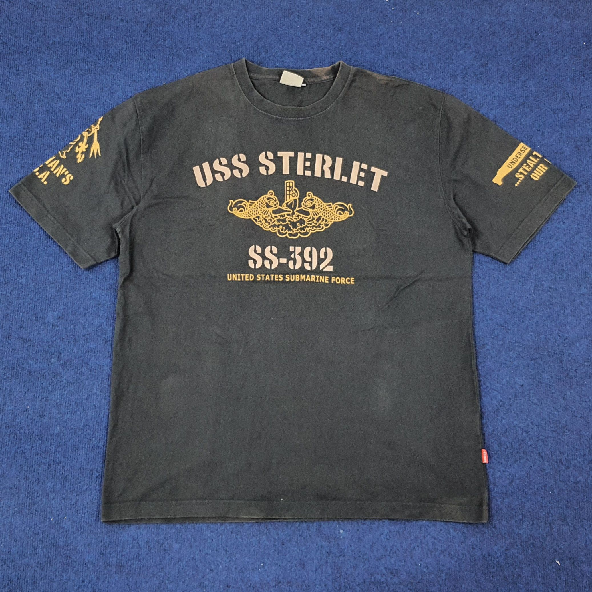 Other Vintage Tedman Ted Company U.S SUBMARINE FORCE Tshirt Size US L / EU 52-54 / 3 - 3 Thumbnail