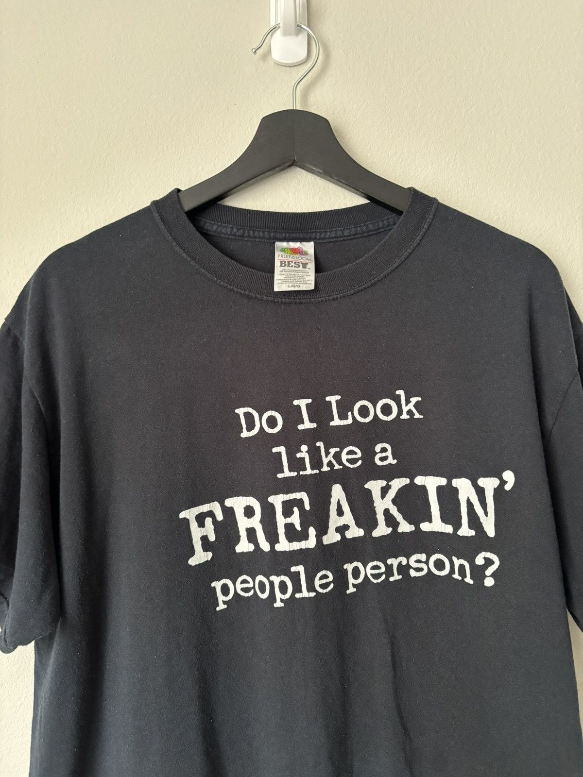 Vintage Do I Look Like A Freakin' People Person T-shirt Size US M / EU 48-50 / 2 - 1 Thumbnail
