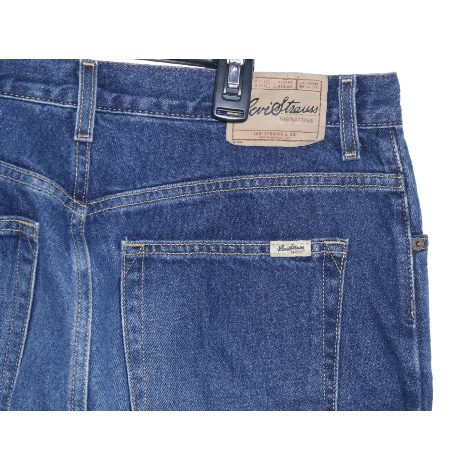 Levi's Vintage Levi's Women's Jeans Straight Leg 14 Regular Blue Dark Cotton Denim Relaxed Fit Size 34" / US 12 / IT 48 - 5 Thumbnail