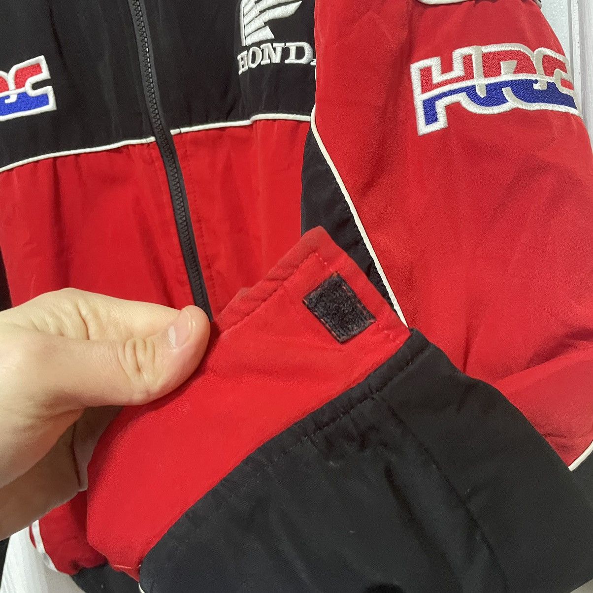 Honda × Vintage Vintage Racing Jacket Honda Team F1 NASCAR bomber moto hrc Size US XL / EU 56 / 4 - 5 Thumbnail