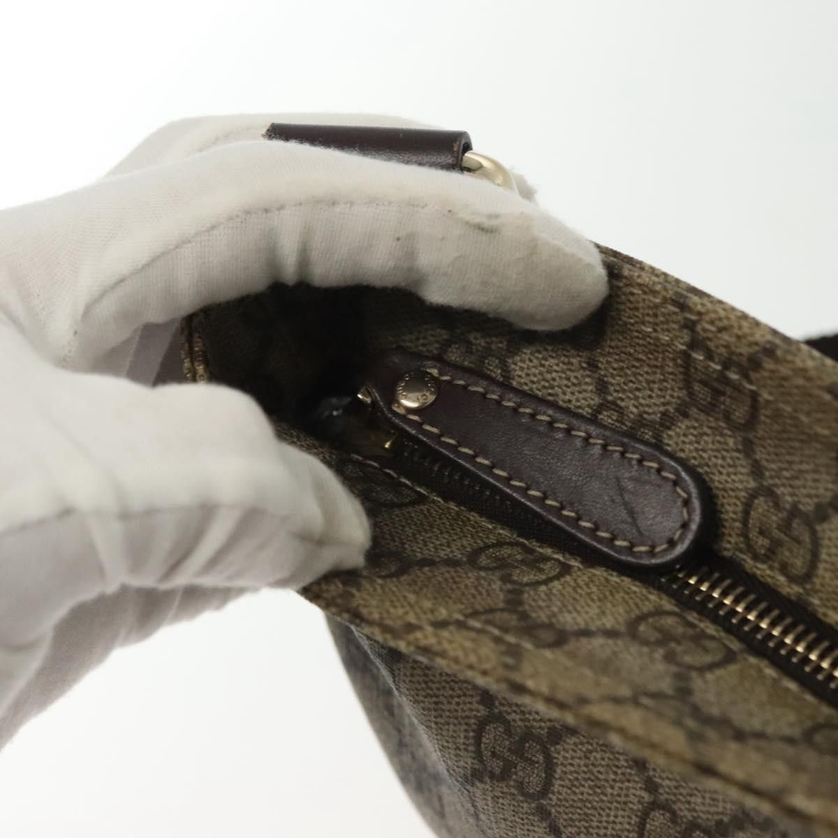 Gucci GUCCI GG Supreme Shoulder Bag Pvc Beige Gold Size ONE SIZE - 16 Thumbnail