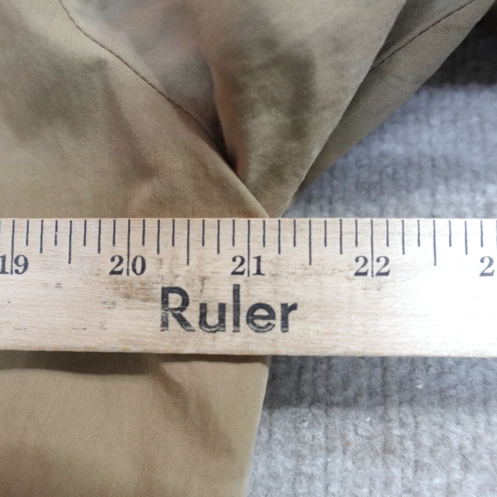 7 For All Mankind 7 For All Mankind Womens Jacket XL Beige Trench Coat Belted Full Zip 7FAM Size XL / US 12-14 / IT 48-50 - 6 Thumbnail
