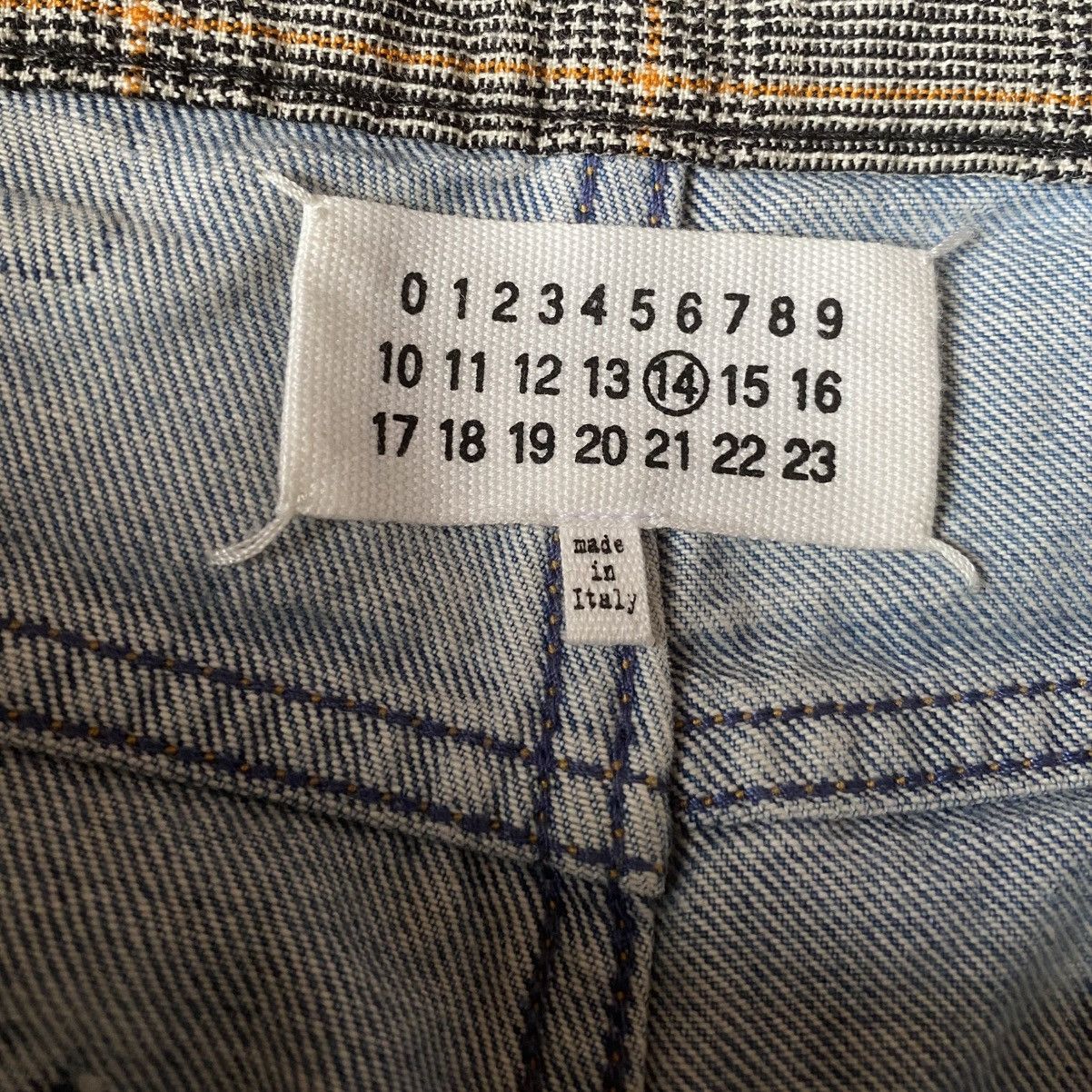 Maison Margiela SS17 Artisanal Jeans With Insert Trouser Waistband From SS04 Size US 29 - 8 Thumbnail