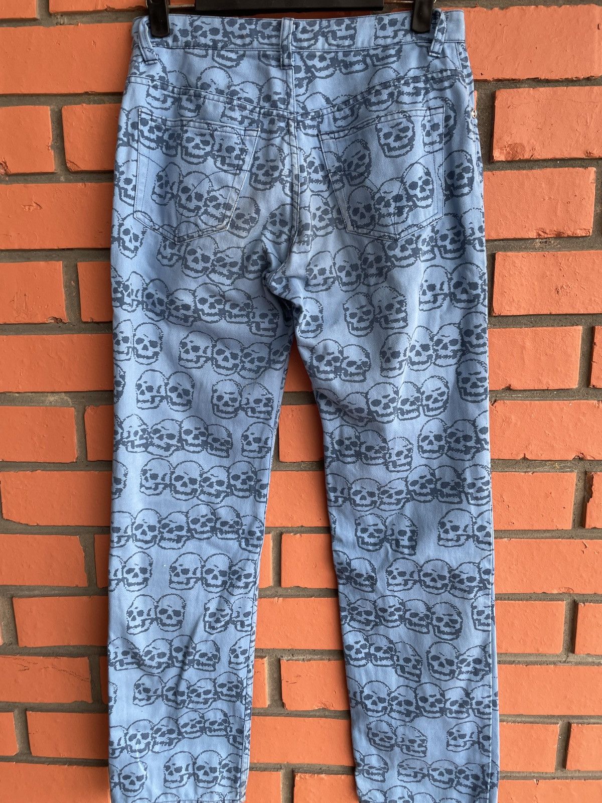 Hysteric Glamour × Japanese Brand Vintage Hysteric Glamour skull printed all over printed Punk Size US 28 / EU 44 - 8 Thumbnail