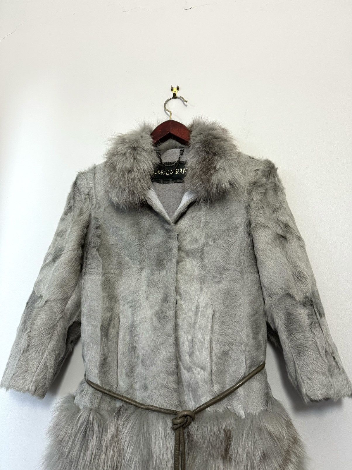 Giorgio Brato Giorgio Brato Goat / Fox Fur Coat Jacket Women’s Size M / US 6-8 / IT 42-44 - 2 Thumbnail