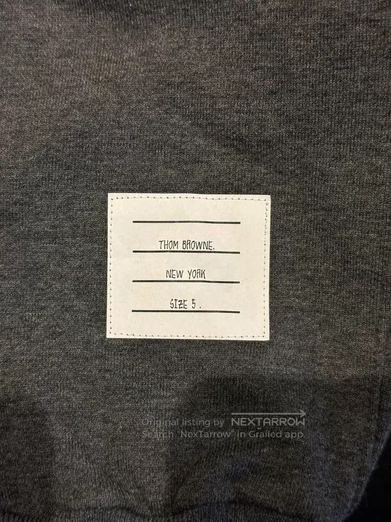 Thom Browne Thom Browne size 5 Dark Grey Knit Sweatpants Size US 30 / EU 46 - 5 Thumbnail