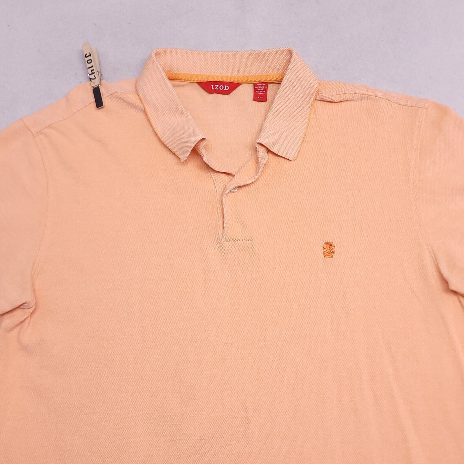 Izod IZOD Pullover Polo Shirt Adult Mens Size Large L Orange Size US L / EU 52-54 / 3 - 1 Thumbnail