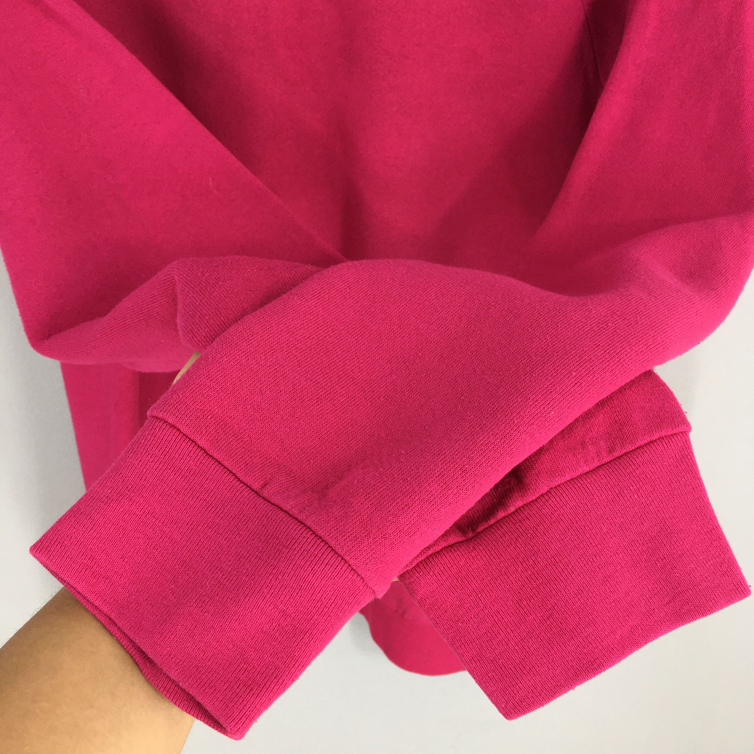 Fruit Of The Loom Fruit Of The Loom Soft Pink Plain Crewneck Jumper XL Size US XL / EU 56 / 4 - 5 Thumbnail