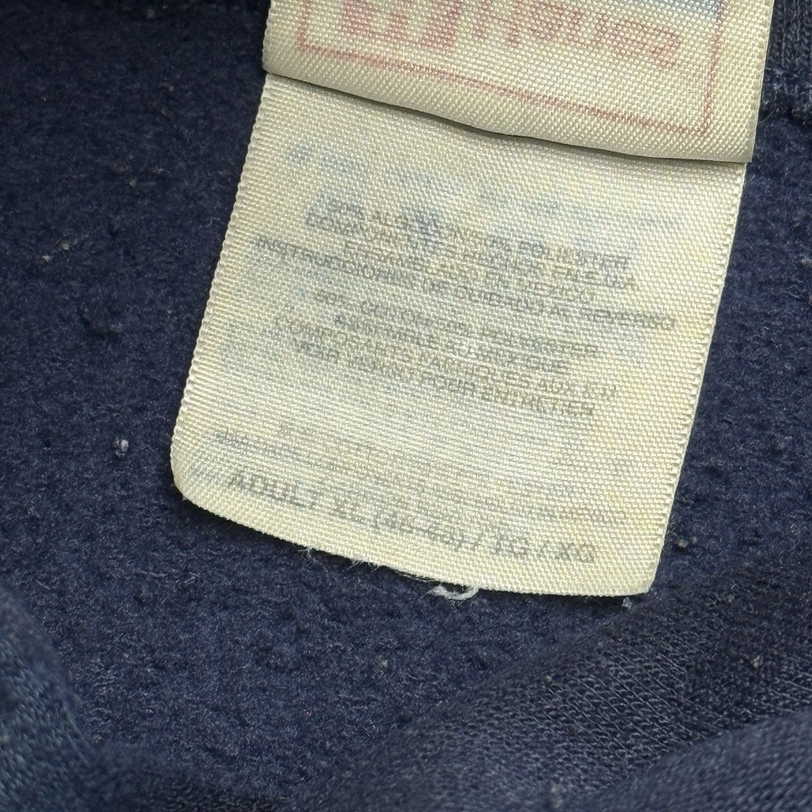 Vintage Vintage USA Hoodie Sweatshirt Mens XL 25.5x26 Faded Blue Y2K Size US XL / EU 56 / 4 - 18 Thumbnail