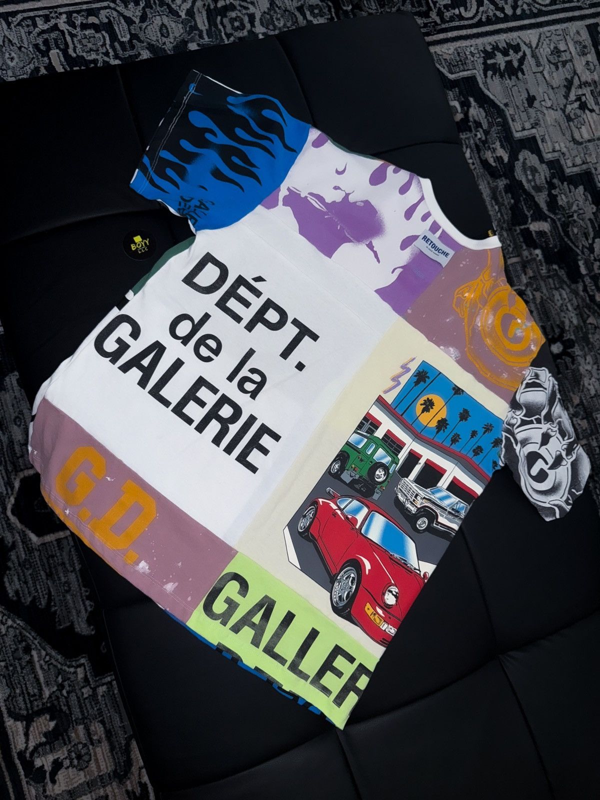 Gallery Dept. Gallery dept retouche logo t shirt Size US XL / EU 56 / 4 - 2 Thumbnail