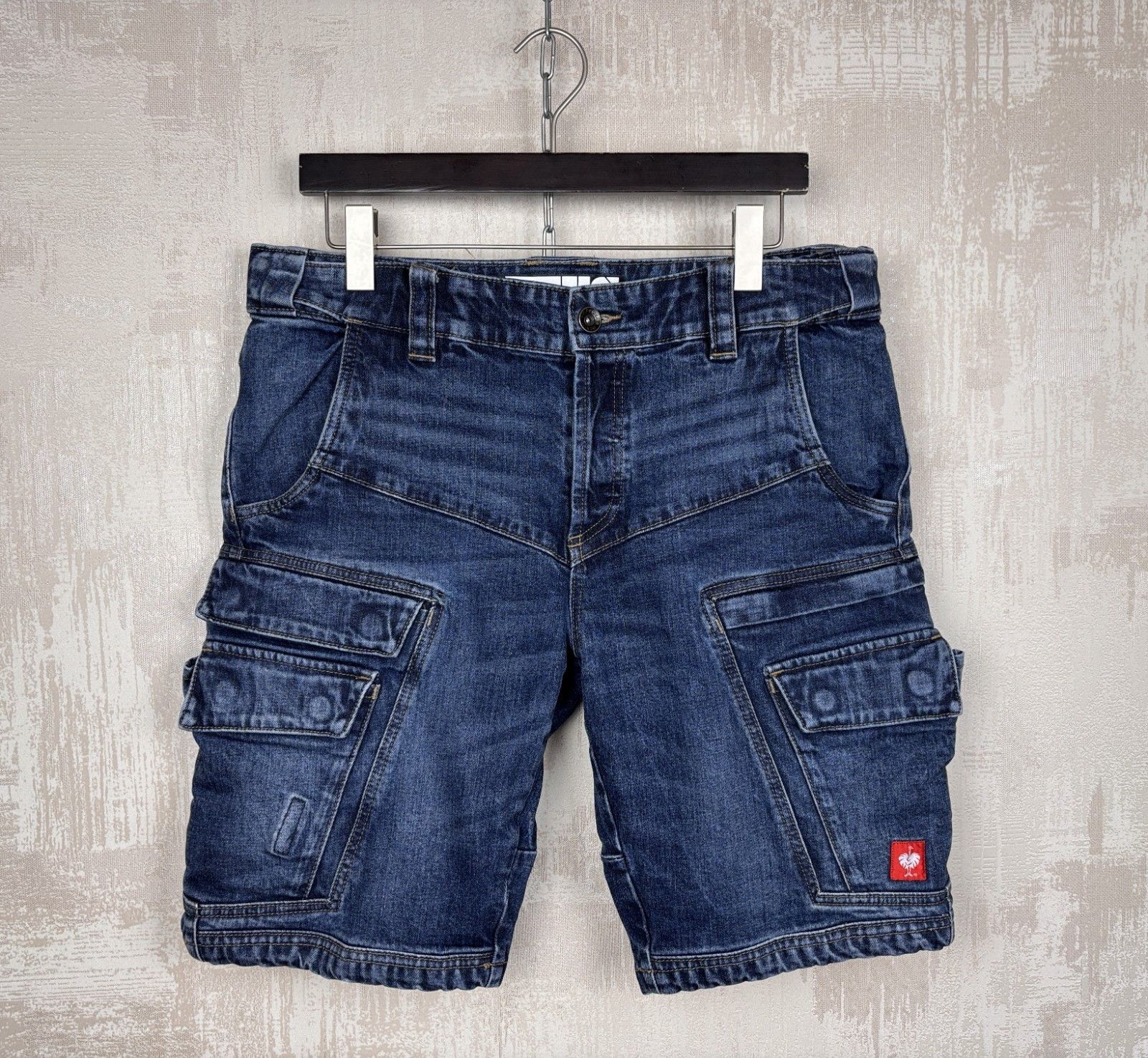 Engelbert Strauss Denim Workwear Work Cargo Shorts