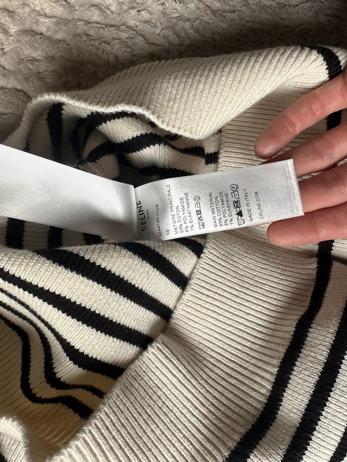 Celine Celine hedi slimane pull marin Size US XS / EU 42 / 0 - 5 Thumbnail