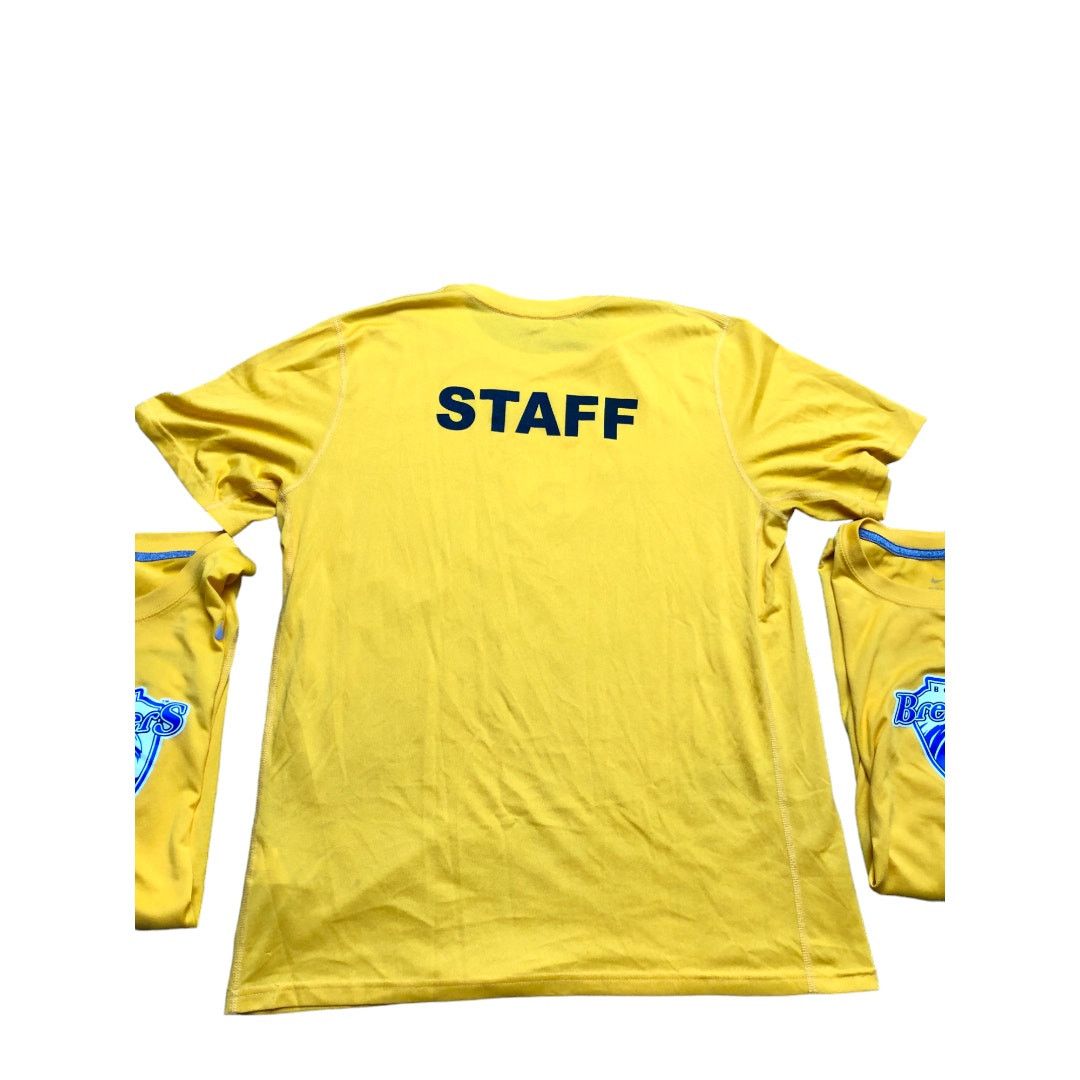 Nike Boston Breakers Nike DriFit Large Yellow Training Shirt Size US L / EU 52-54 / 3 - 2 Thumbnail