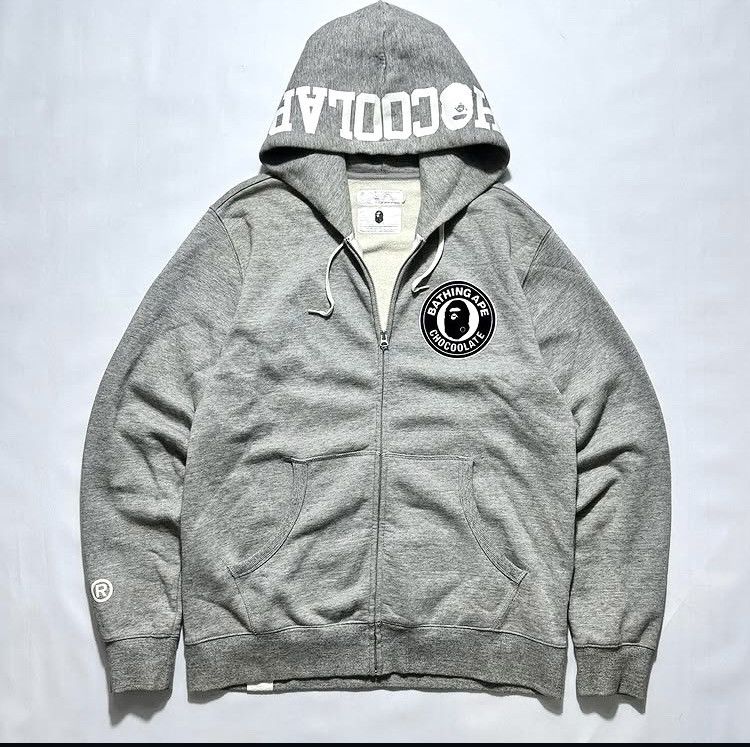 Bape × CHOCOOLATE Bape x Chocolate Ape Head Busy Works Zip Up Hoodie Size US XL / EU 56 / 4 - 3 Thumbnail