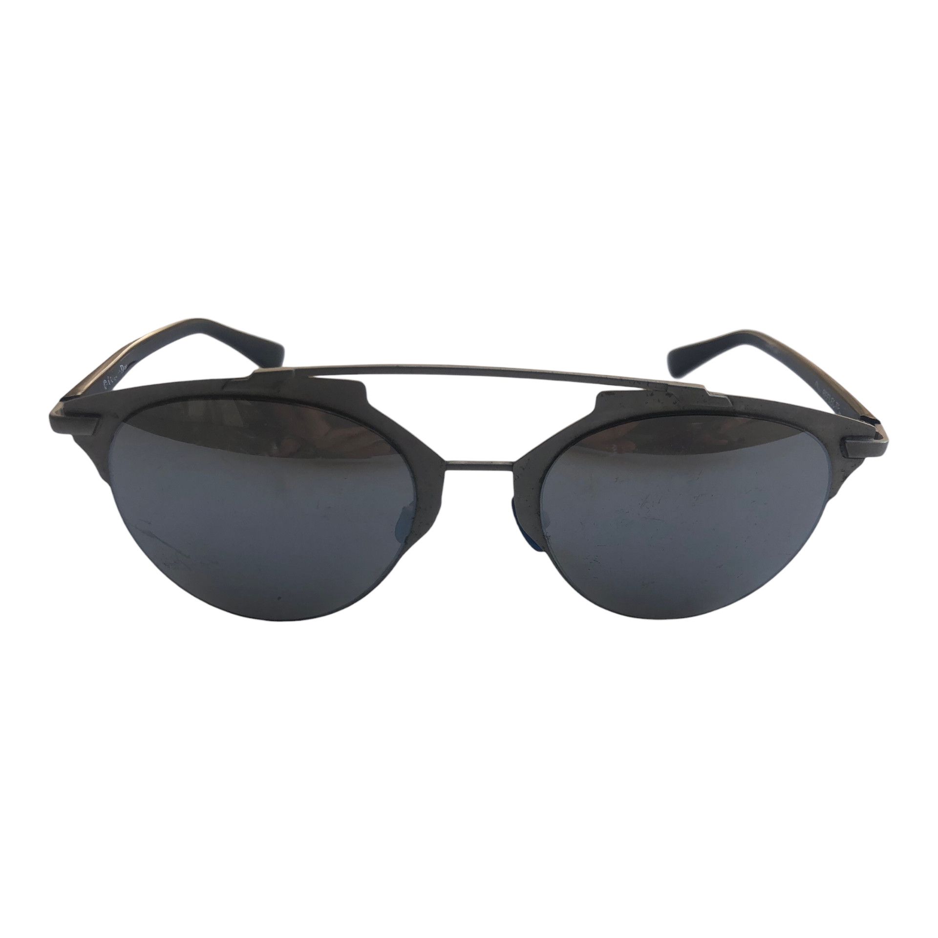 Dior 💯CHRISTIAN DIOR So Real Reflected Round Tinted Sunglasses Size ONE SIZE - 2 Thumbnail
