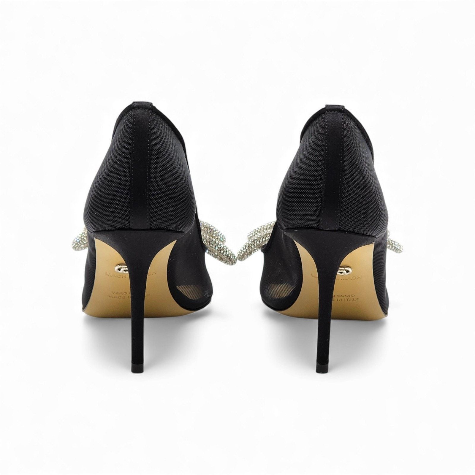 MACH & MACH Double Bow Crystal Pumps Heels EU 36 US 5.5 - NWB $1195 Size US 6 / IT 36 - 5 Thumbnail