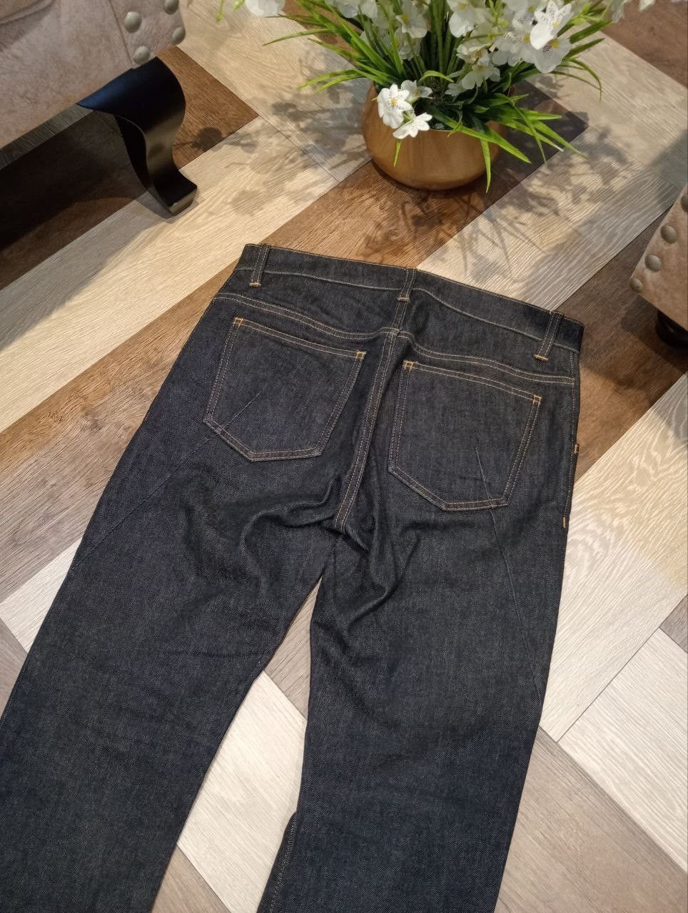 Kazuyuki Kumagai Attachment KAZUYUKI KUMAGAI ATTACHMENT JAPAN INDIGO CURVE JEANS Size US 32 / EU 48 - 10 Thumbnail