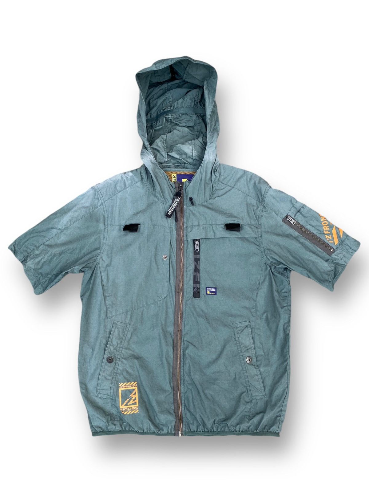 Japanese Brand Vintage IZ Frontier Tactical Hoodies Jacket. #D4 Size US XL / EU 56 / 4 - 1 Thumbnail