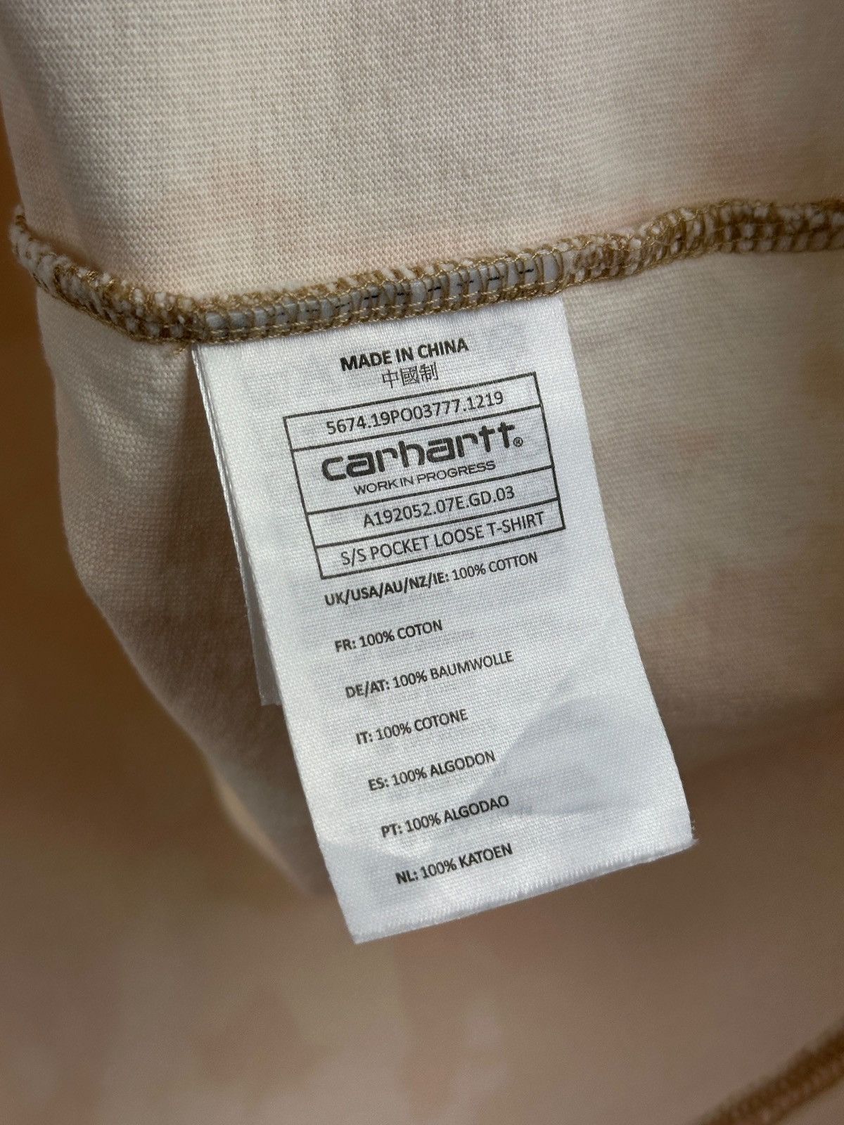 Carhartt Carhartt WIP S/S Pocket Loose Fit T-Shirt Size US S / EU 44-46 / 1 - 7 Thumbnail