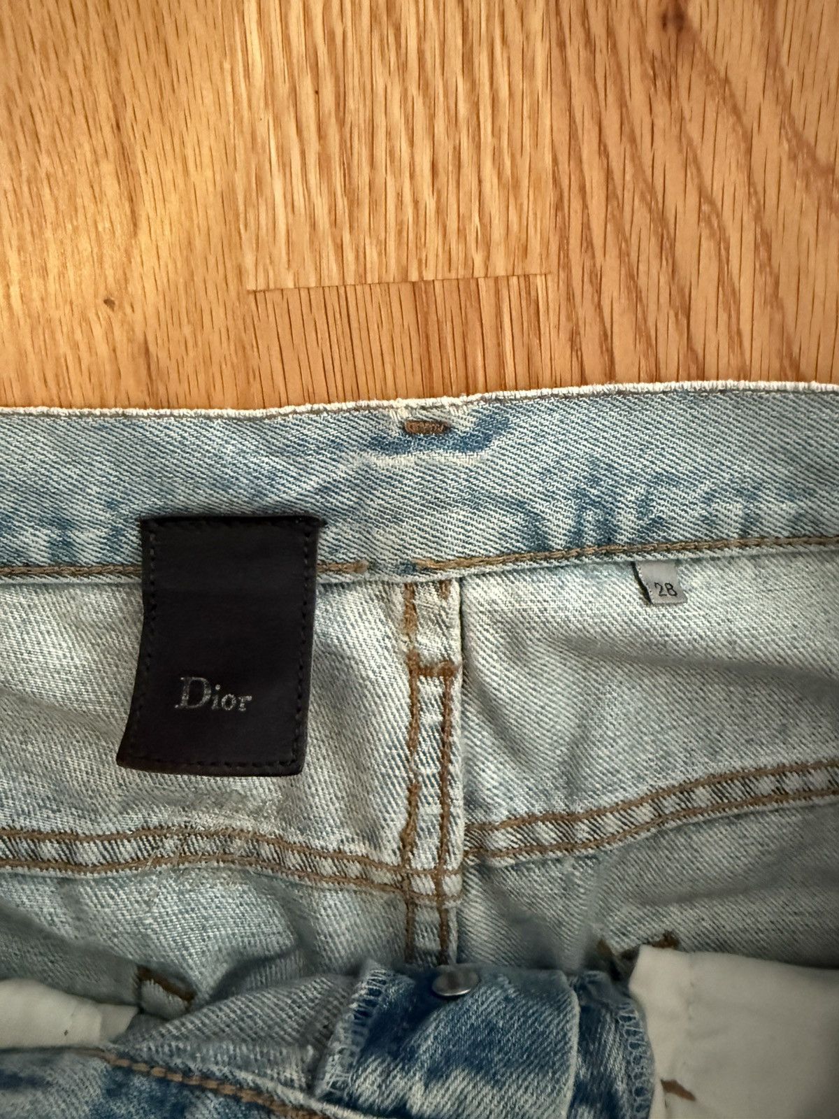 Dior SS06 Crash Denim Size US 28 / EU 44 - 2 Thumbnail