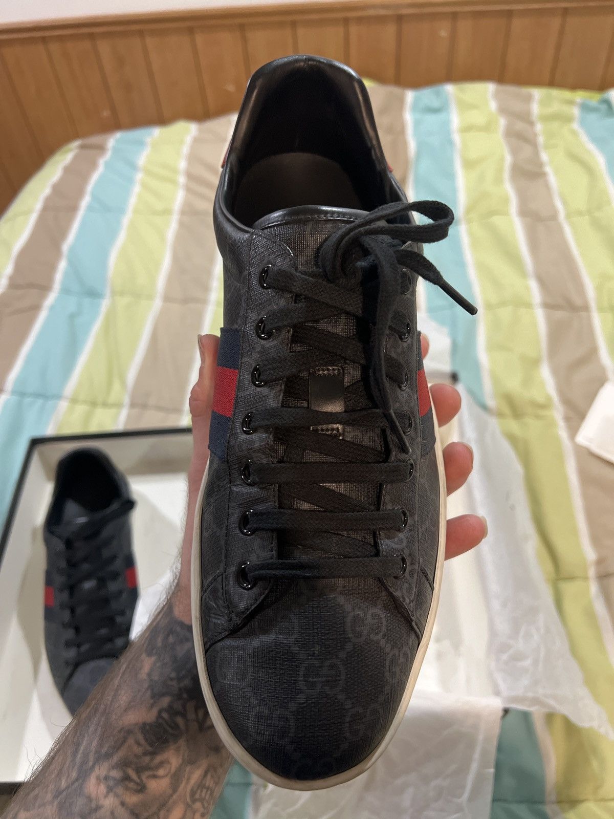 Gucci Gucci Ace Sneakers Size US 11 / EU 44 - 7 Thumbnail