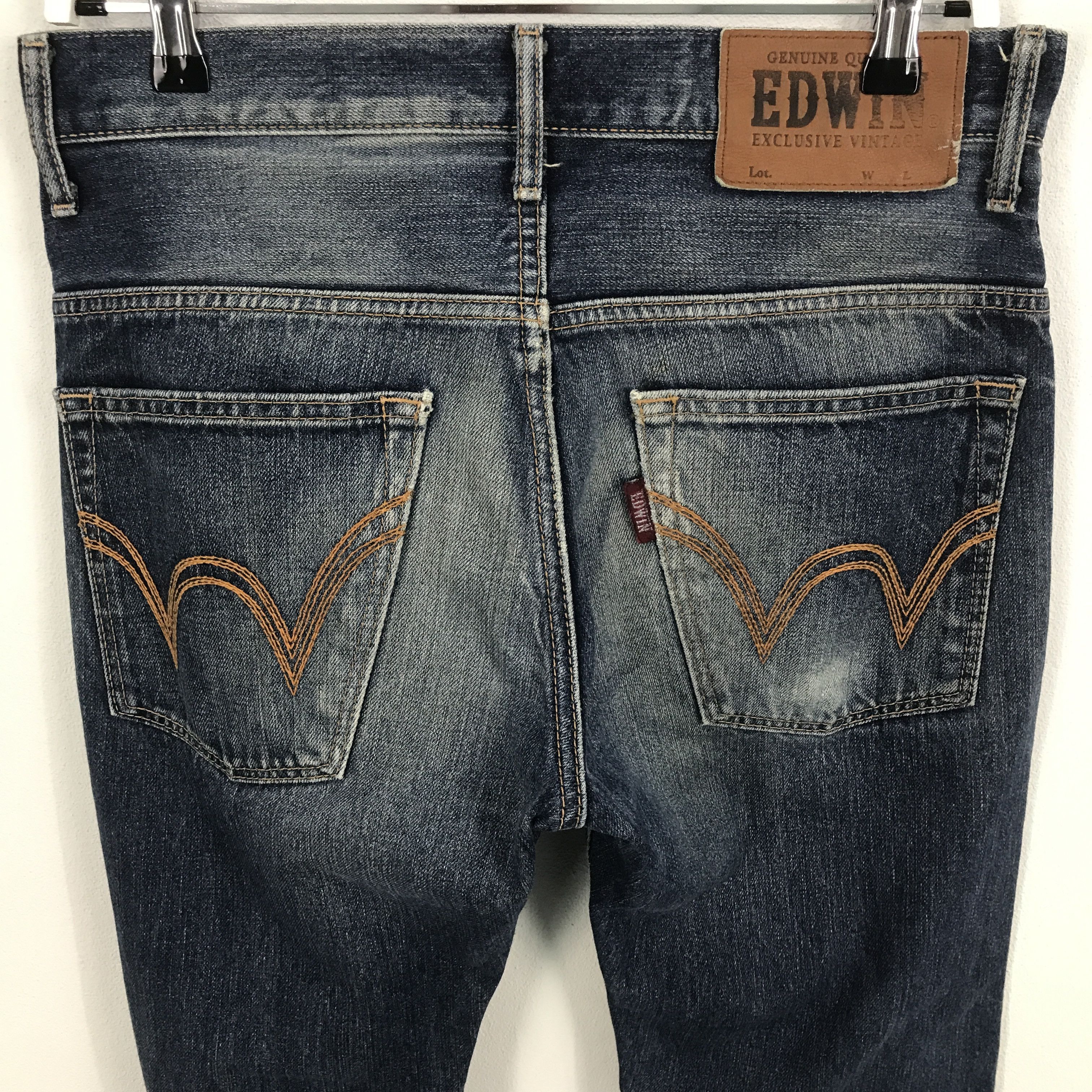 Edwin × Japanese Brand Rare Edwin Japan ifsixwasnine style Faded Denim pants Size US 30 / EU 46 - 5 Thumbnail