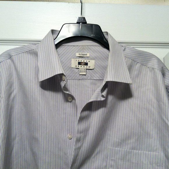 Joseph Abboud JOSEPH ABBOUD MENS 100%COTTON DRESS SHIRT SIZE: 17.5/34 Size US XL / EU 56 / 4 - 2 Thumbnail