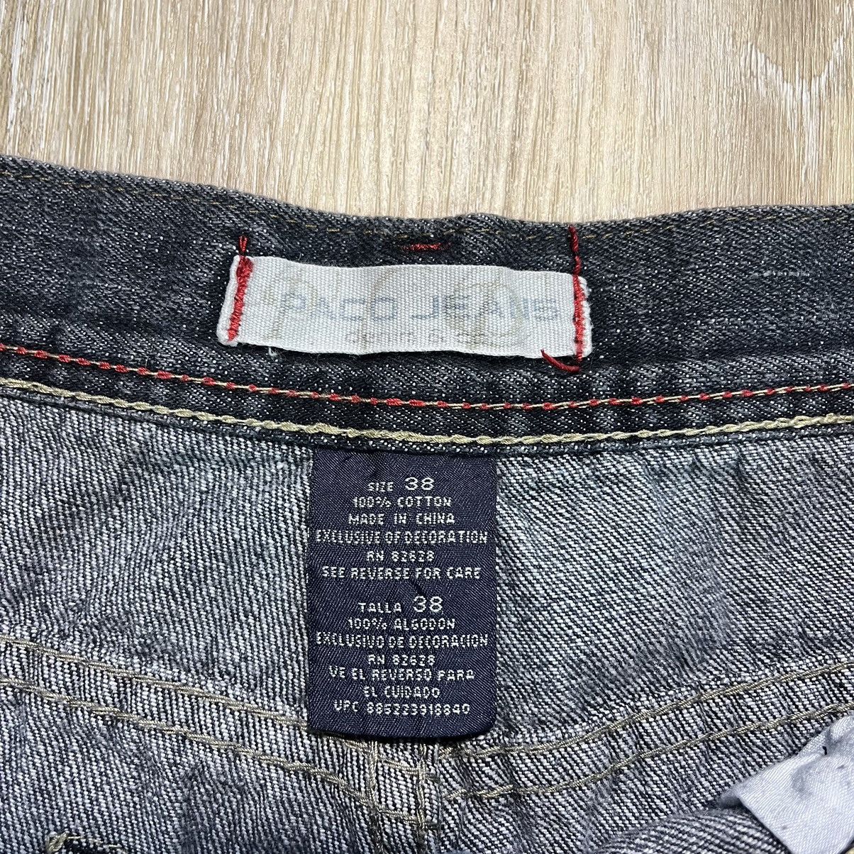 JNCO × Vintage Y2K Paco Black Scorpion Embroidered Jorts Size US 38 / EU 54 - 7 Thumbnail