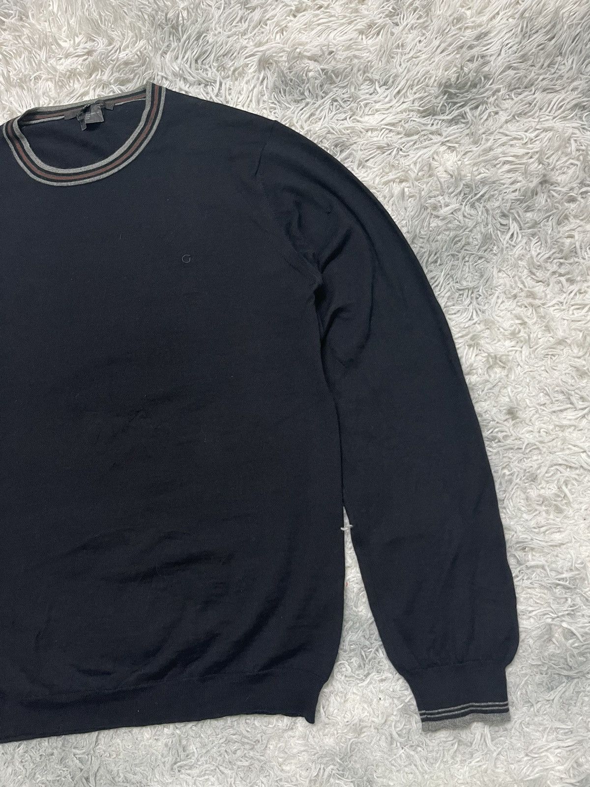 Gucci RARE VINTAGE GUCCI X TOM FORD CASHMERE/WOOL/SILK CREWNECK Size US L / EU 52-54 / 3 - 5 Thumbnail