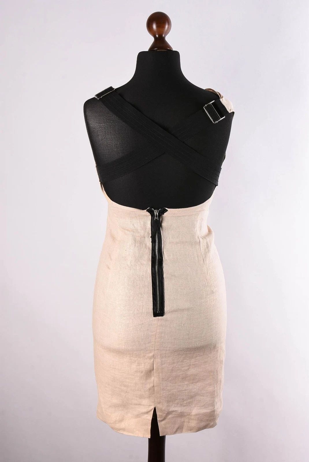 Dolce & Gabbana Women's D&G Dolce & Gabbana Beige Sleeveless Dress Size S Size S / US 4 / IT 40 - 3 Thumbnail