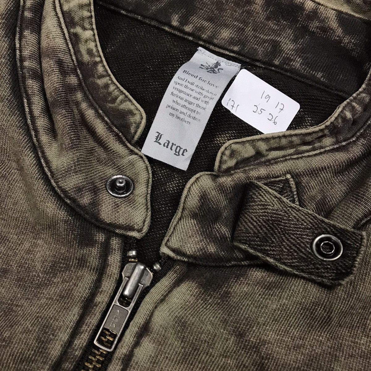 If Six Was Nine × Japanese Brand × Le Grande Bleu (L.G.B.) BIEED FOR LOVE JAPAN BRAND PUNK STYLE COTTON JACKET Size US S / EU 44-46 / 1 - 17 Thumbnail