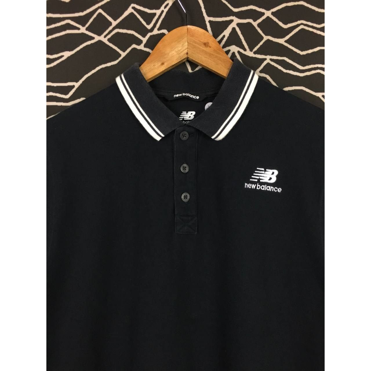 New Balance × Vintage New Balance Embroidered Logo Casual Essentials Polo Tee Size US M / EU 48-50 / 2 - 3 Thumbnail