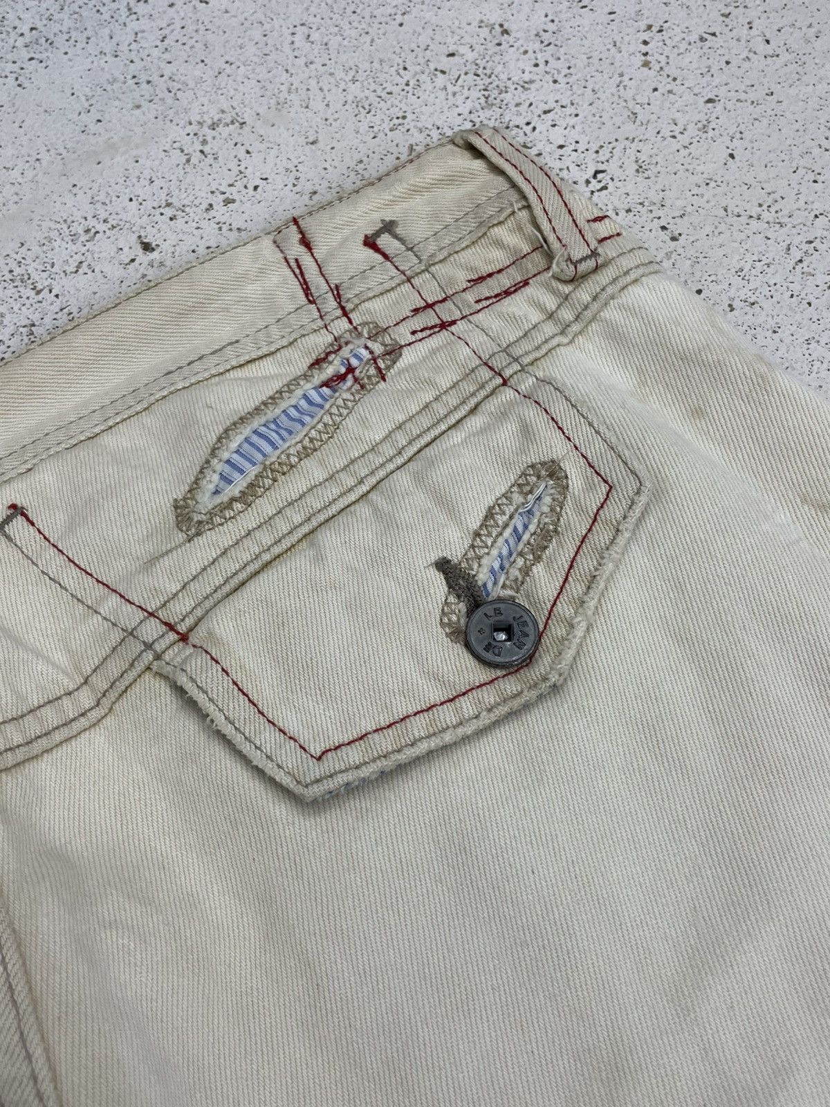 Designer Marithé Fràncois Girbaud Le Jean Rusty Black Washed Flate Size US 31 - 18 Thumbnail