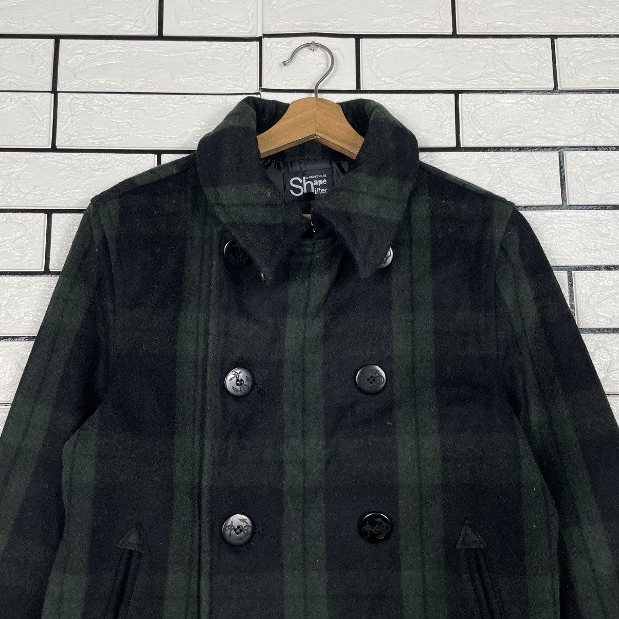 Japanese Brand Shape Shifter By Freak's Store Double Breasted Tartan Jacket Size US M / EU 48-50 / 2 - 2 Thumbnail