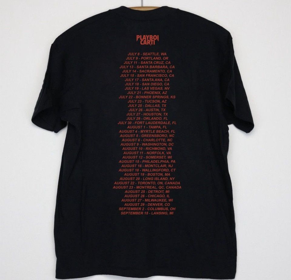 Playboi Carti Vintage Playboi Carti Tour Merch Concert Size US M / EU 48-50 / 2 - 2 Thumbnail