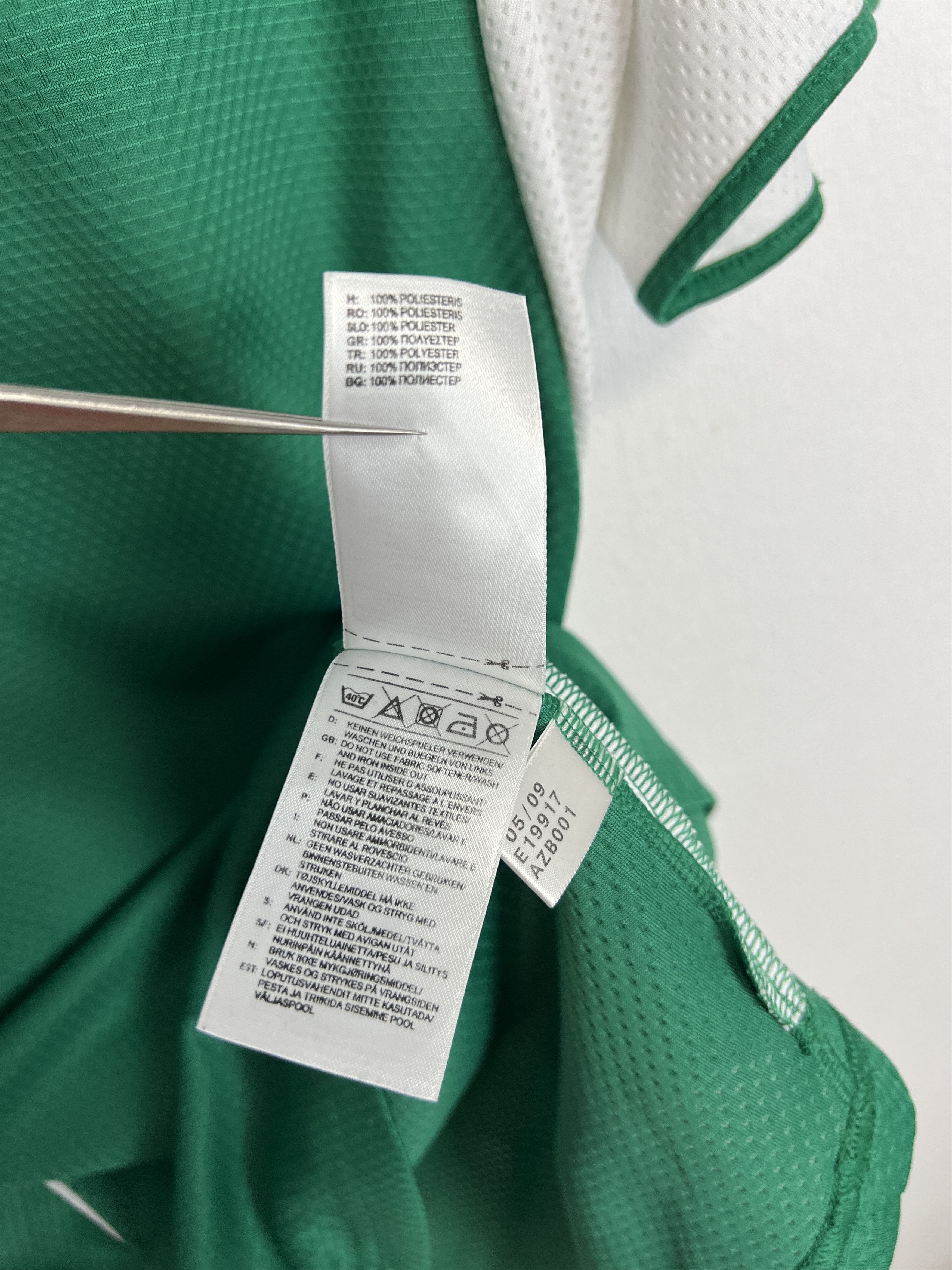 Adidas Panathinaikos football shirt 2009 Soccer Jersey Tee Hype Size US M / EU 48-50 / 2 - 8 Thumbnail