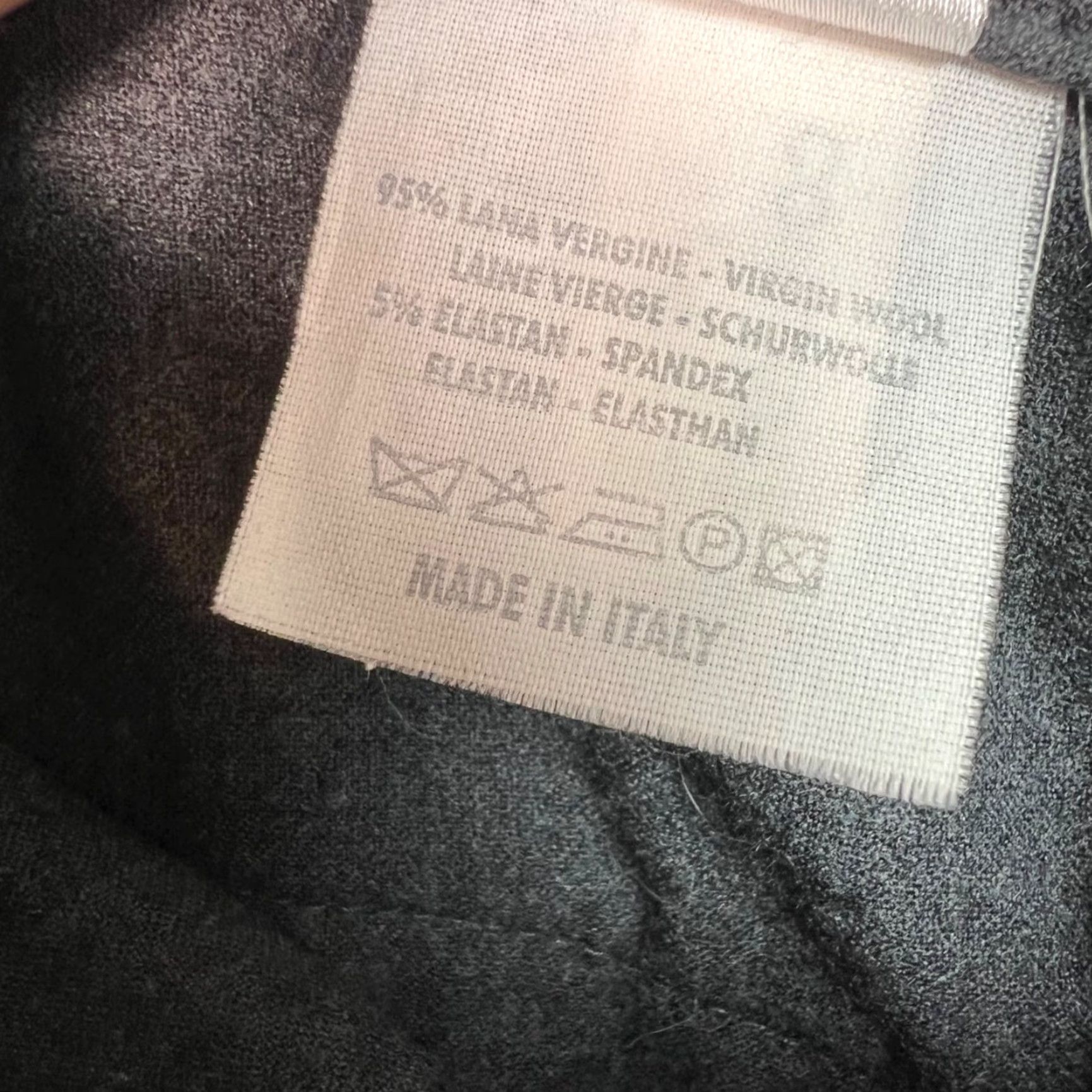 Vintage Gunex Womens Pants Size 8 Wool Blend Gray Pleated Straight Leg Trousers Size 30" / US 8 / IT 44 - 5 Thumbnail
