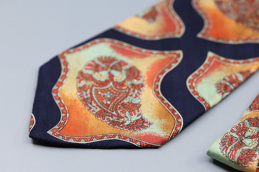 Other Vintage René Lezard Tie - Bold Paisley Print Size ONE SIZE - 9 Thumbnail