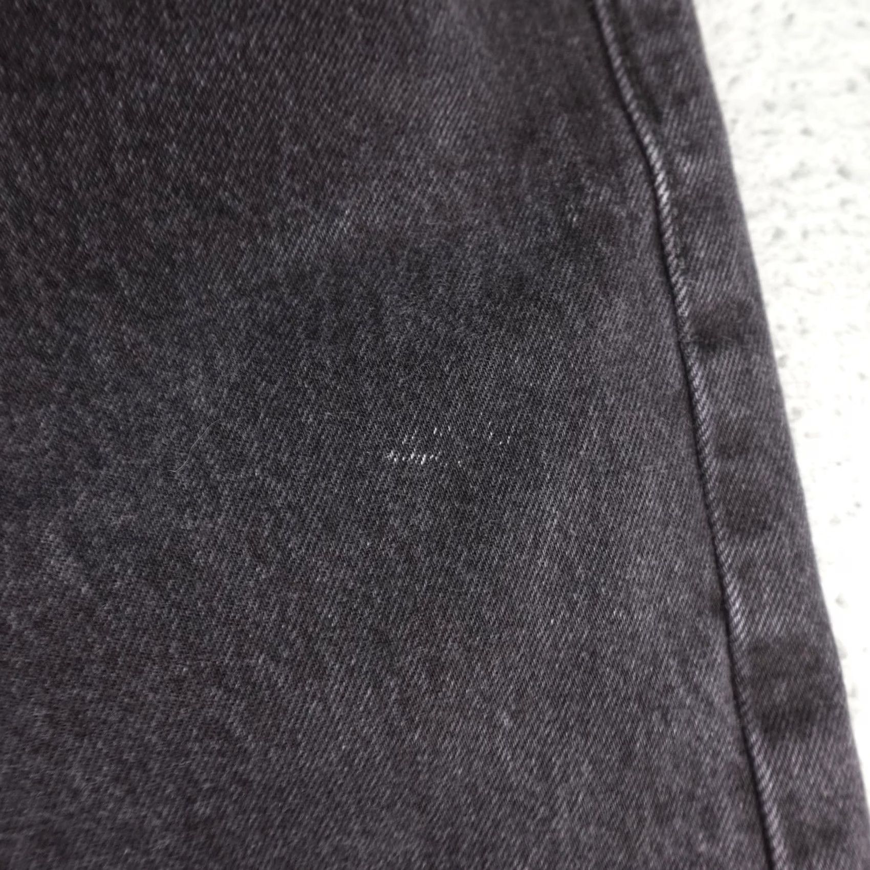 Levi's Levi's 501 Jeans Mens 34x34 Black Denim Button Fly Straight Leg Regular Inseam 32 Mens Jeans NYC Vintage N/A Size US 34 / EU 50 - 7 Thumbnail