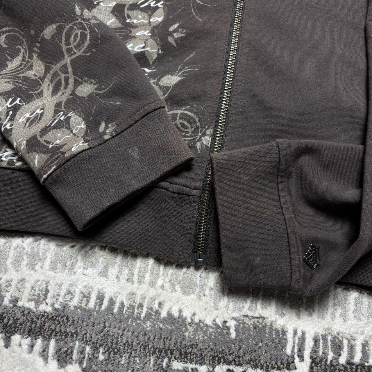 Japanese Brand 00s Zip-up Sweatshirt Brown M Size US M / EU 48-50 / 2 - 8 Thumbnail
