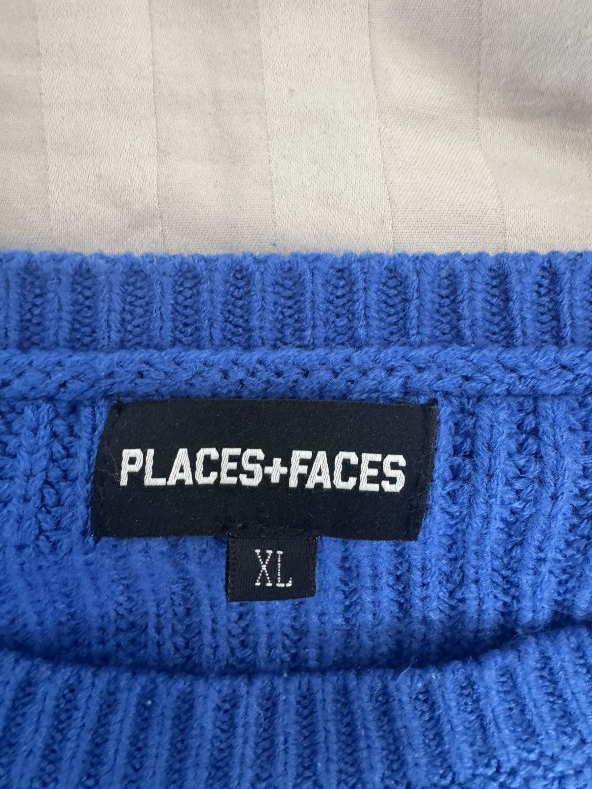 Places + Faces Blue & White Places + Faces sweatshirt Size US XL / EU 56 / 4 - 3 Thumbnail