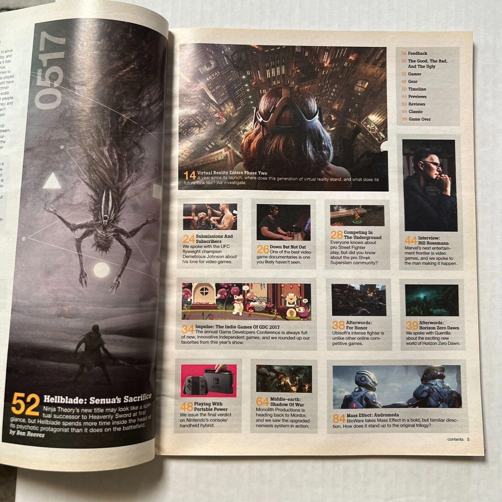 Designer Game Informer Issue #289 MAY 2017 HELLBLADE SENUAS SACRIFICE Size ONE SIZE - 5 Thumbnail