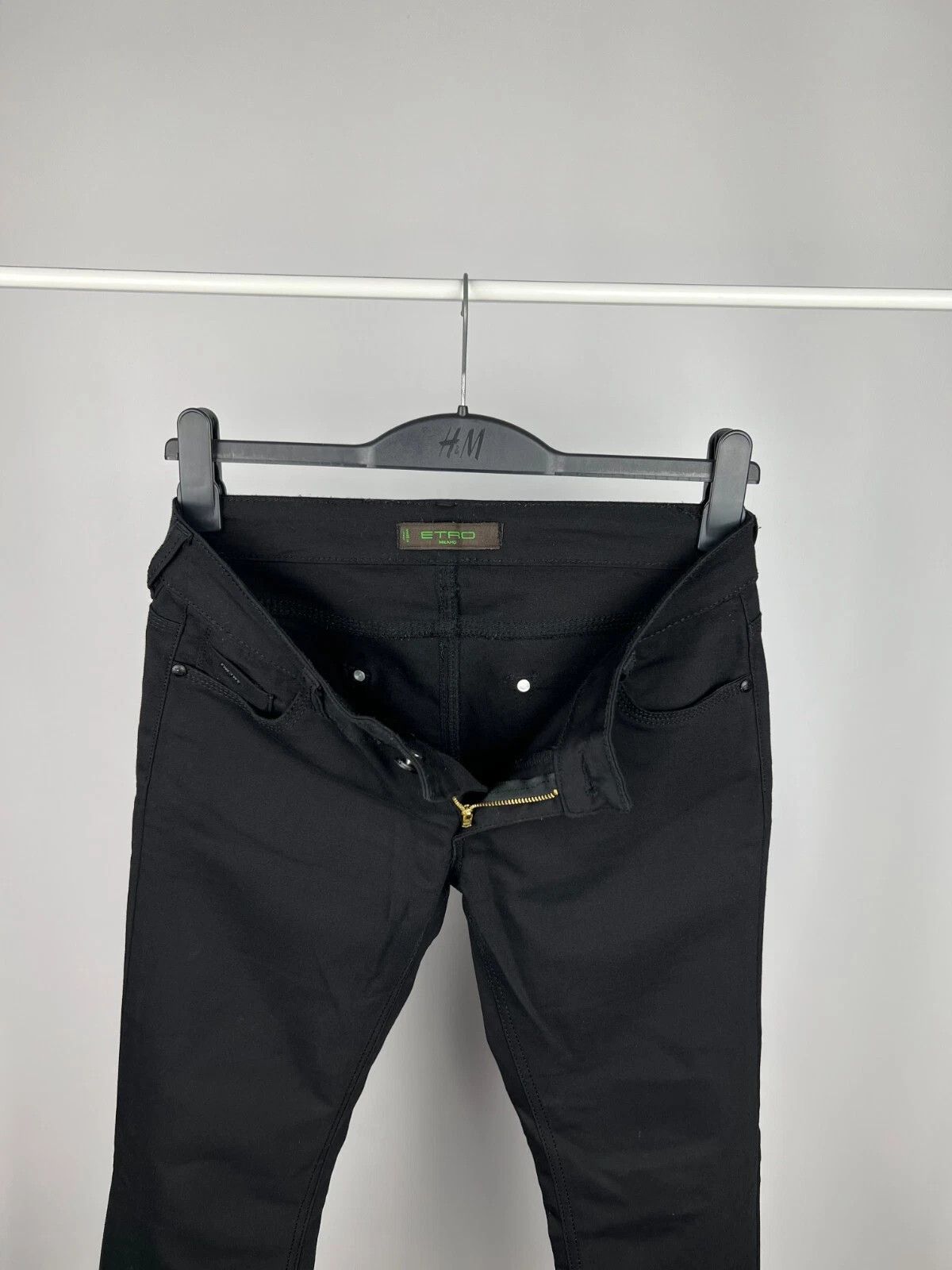 Etro Etro Milano Women's Black Formal Casual Pants W30 Size 30" / US 8 / IT 44 - 7 Thumbnail