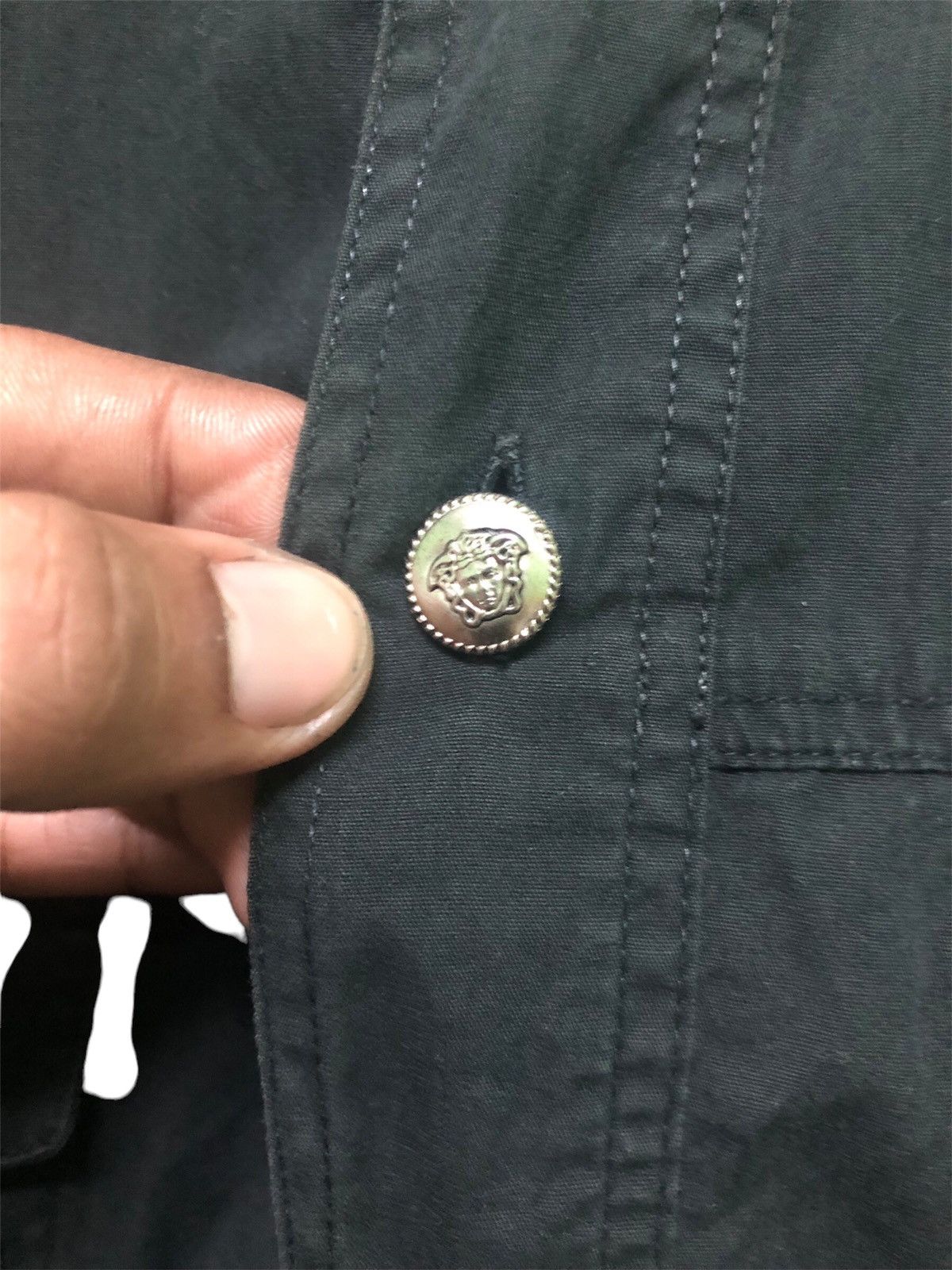 Versace × Vintage Distressed Vintage Versace jeans couture Size US XL / EU 56 / 4 - 9 Thumbnail