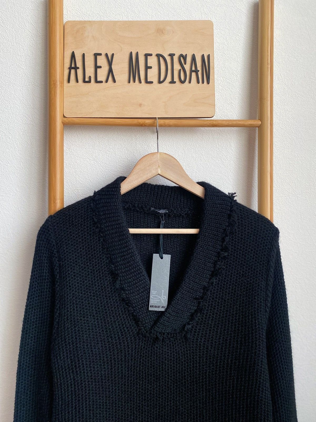 Absolut Joy Absolut Joy Wool Knit Sweater Made In Italy Size XL Size US XL / EU 56 / 4 - 16 Thumbnail