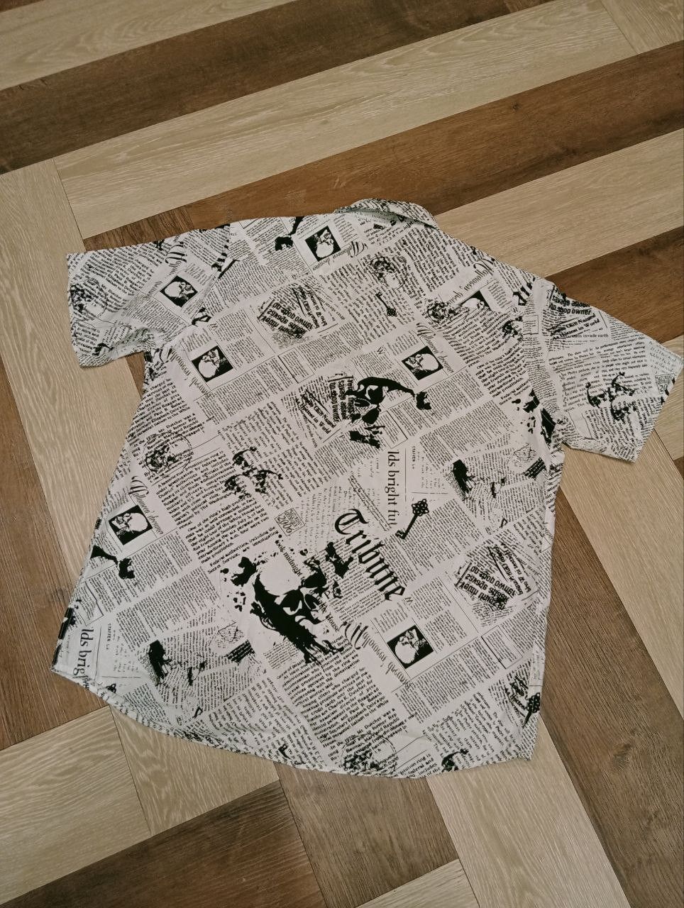 Japanese Brand BATSU STUDIO JAPAN PAPER STYLE SHIRT - SIZE LL Size US L / EU 52-54 / 3 - 9 Thumbnail