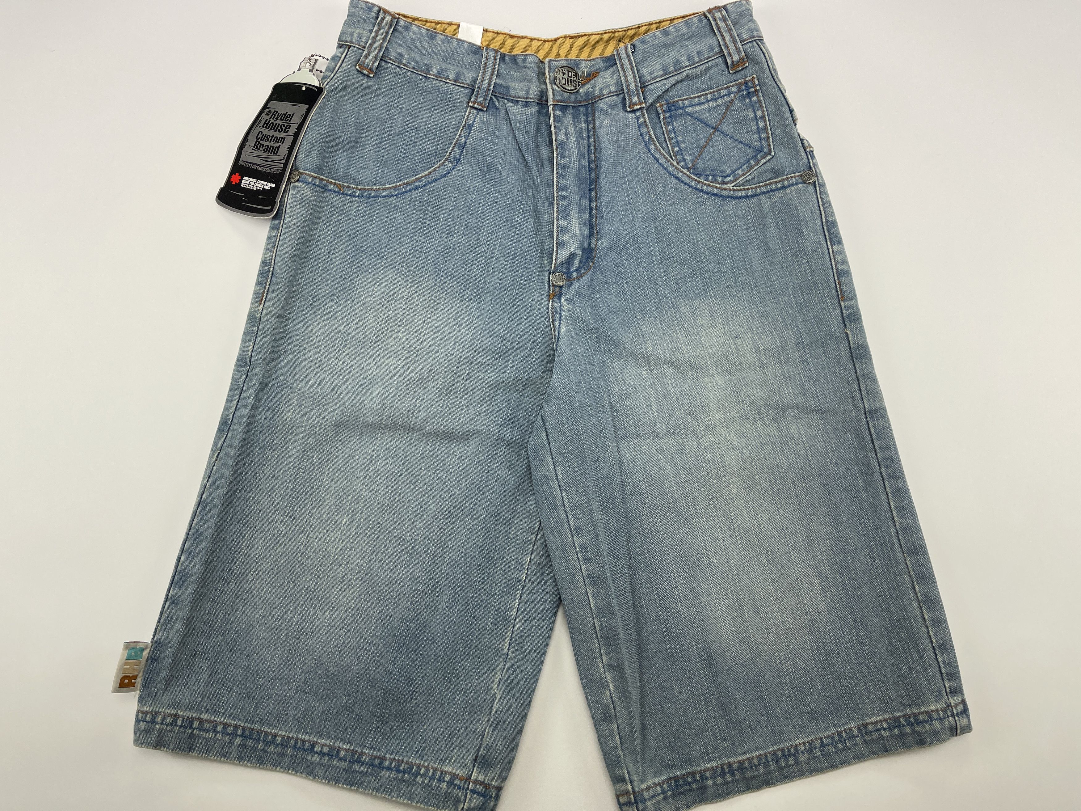 Vintage Rydel House shorts, vintage jeans 90s hip hop 1990s baggy 28 Size US 28 / EU 44 - 3 Thumbnail