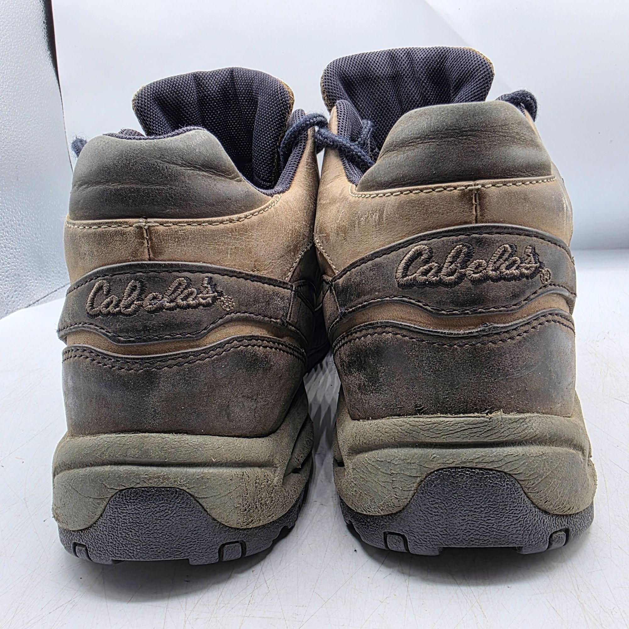 Cabelas Cabelas Mens Size 10 B Brown Waterproof Leather Hiking Boots Size US 10 / EU 43 - 4 Thumbnail