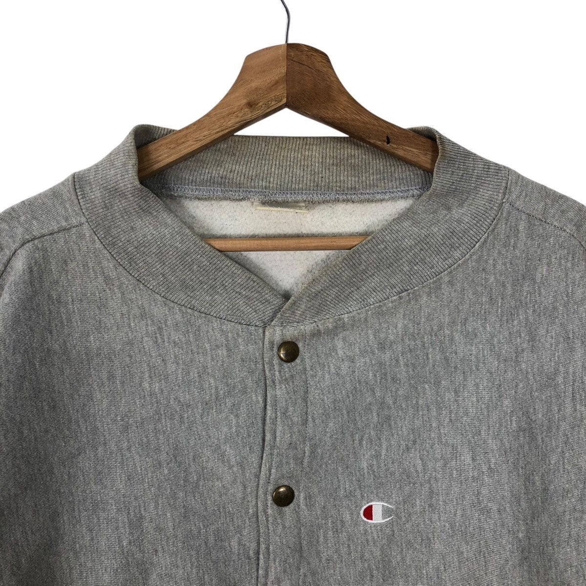 Champion CHAMPION Reverse Weave Vintage Button Sweatshirt Size US XL / EU 56 / 4 - 2 Thumbnail